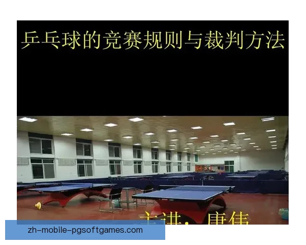 乒乓球比赛规则与技术要点详解